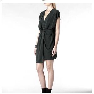 AllSaints Dee Dee Raw Hem Asymmetrical
Silk Mini Dress Size‎ 6